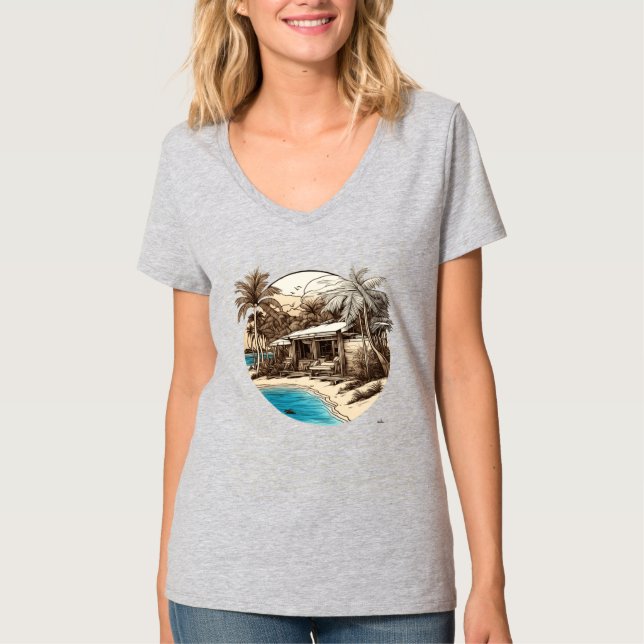 PerfectBeachEscape- T-Shirt (Vorderseite)