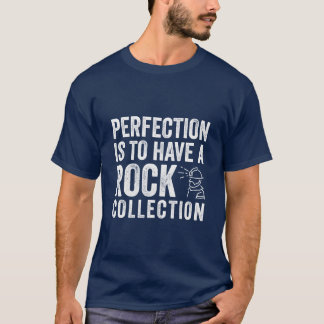Perfection Iso hat eine Mineralsammlung Gestein re T-Shirt