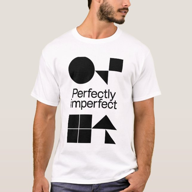 Perfectly Imperfect - Geometric Harmony T-Shirt (Vorderseite)