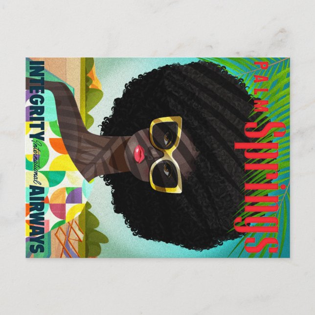 Perfectly Palm Springs Postkarte (Vorderseite)