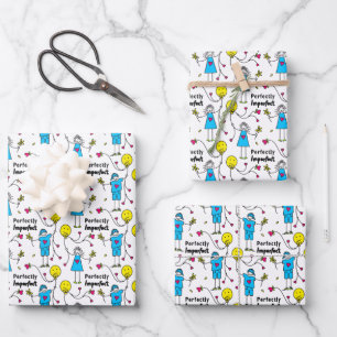 Perfekt 1 B_Wrapping Paper Geschenkpapier Set