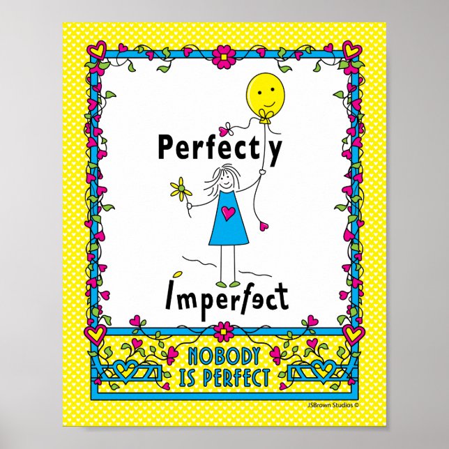 Perfekt 1_Print 8"x10" Poster (Vorne)
