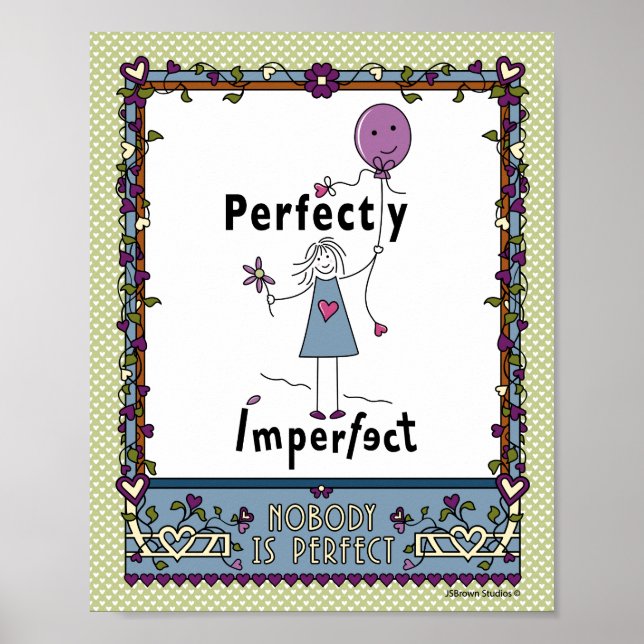 Perfekt 1A_Print 8"x10" Poster (Vorne)