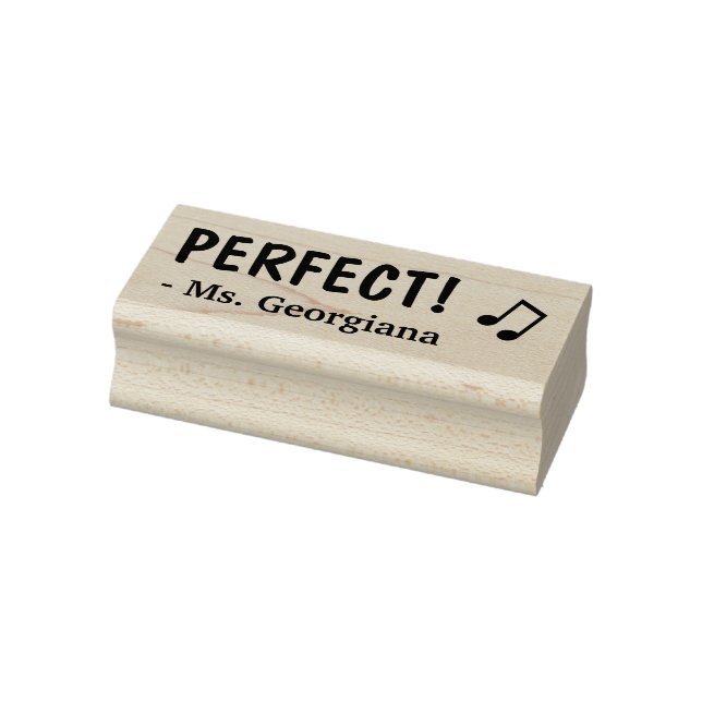 "PERFEKT!" Bestätigung Rubber-Briefmarke Gummistempel (Stempel)