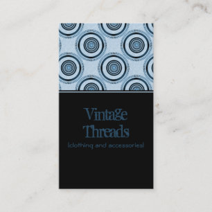 Perfekt Chic Business Card, blau Visitenkarte