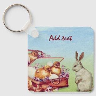 Perfekt, Cool Frohe Ostern Vintage Schlüsselanhänger