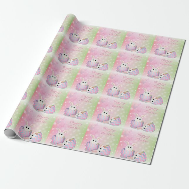 Perfekt, Cool glücklich Ostern, glücklich, sonnig Geschenkpapier (Ungerollt)