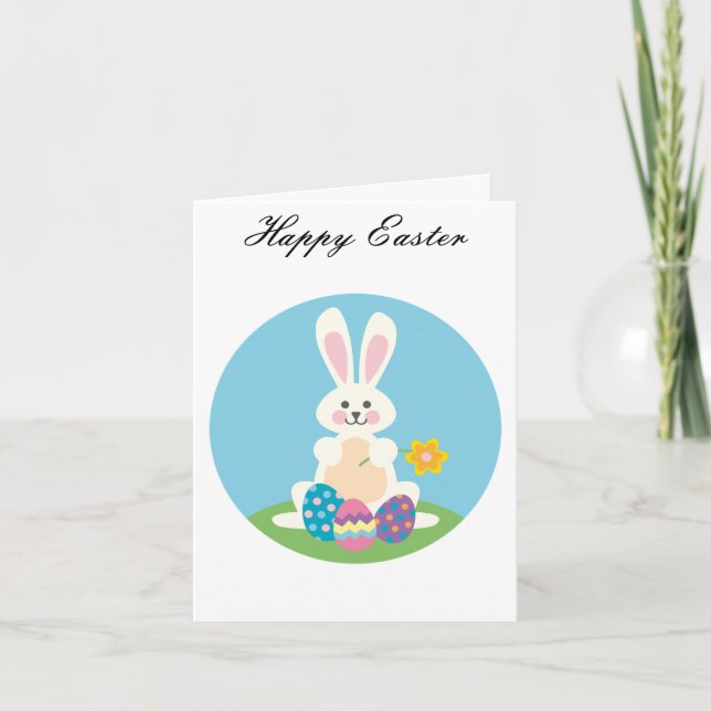 Perfekt, Cool glücklich Ostern, sonnig Ankündigung (Vorderseite)