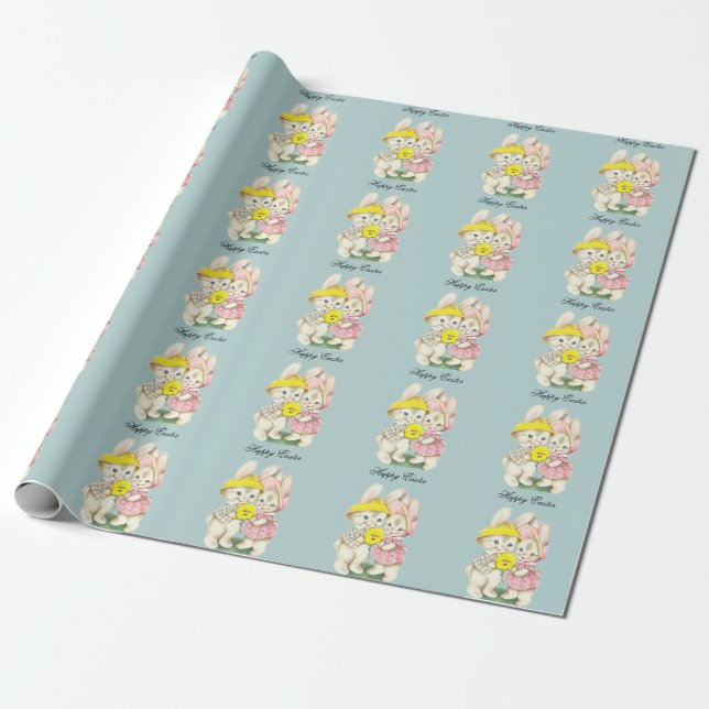 Perfekt, Cool glücklich Ostern, sonnig Geschenkpapier (Ungerollt)