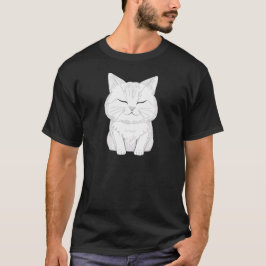 Perfekt Friedliche Katze - Relaxte Kitty Art TSQ T-Shirt