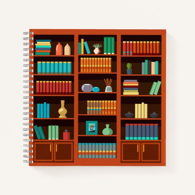 Perfekt für Buchliebhaber & Writers Spiral Noteboo Notizbuch (Vorderseite)