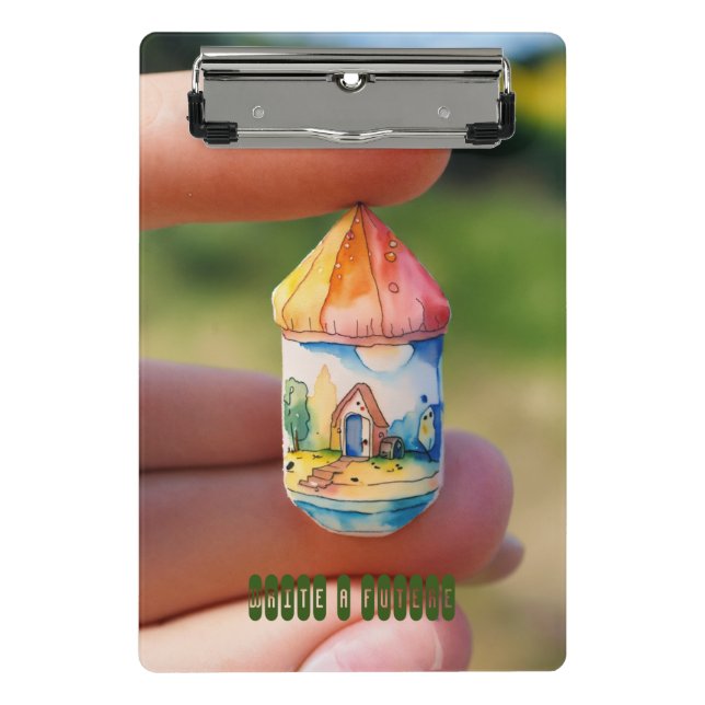 Perfekt für den On-the-Go Hinweis Mini Klemmbrett (Vorderseite)