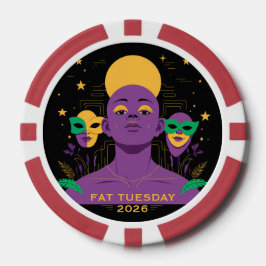Perfekt für Mardi Gras 2026 Pokerchips