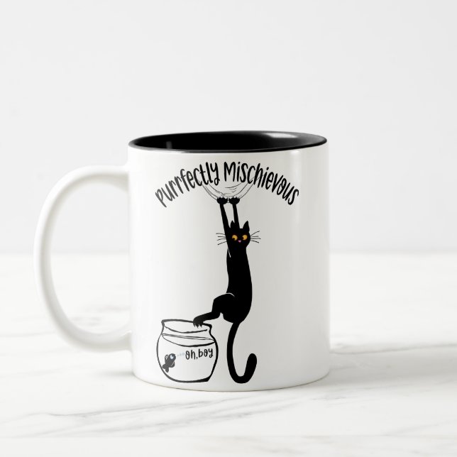 perfekt gemischt zweifarbige tasse (Links)