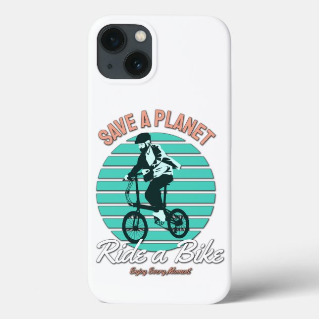 Perfekt Gift for Bicycle Lover - Save a Planet Case-Mate iPhone Hülle (Rückseite)
