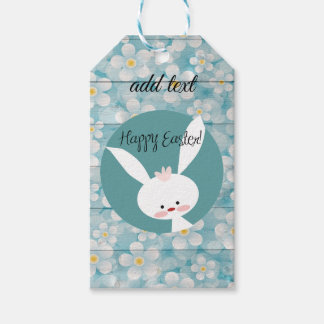 Perfekt glückliche Ostern, blaues Sonnenlicht Geschenkanhänger