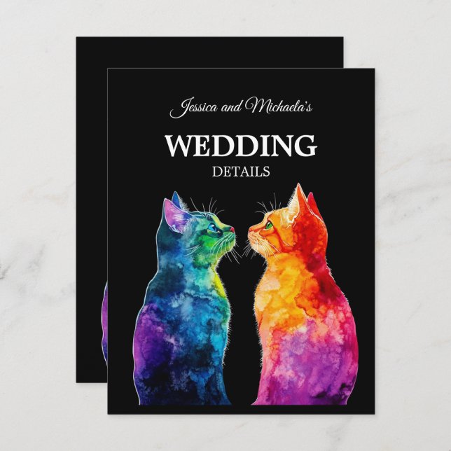 🌈 Perfekt Ihre: Perfekt mit QR-Code Begleitkarte (Vorne/Hinten)