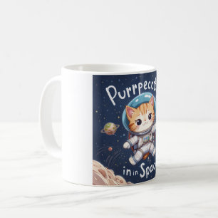 Perfekt in der Raumfahrt Tasse Niedlich Kawaii Ast