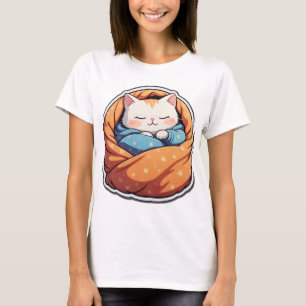 Perfekt Lazy Cat T - Shirt - Cosy & Funny Design