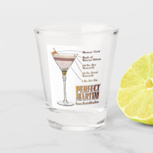Perfekt Martini Cocktail Rezept: Schnapsglas