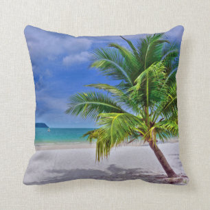 Perfekt Palm Tree Tropical Island Beach Kissen