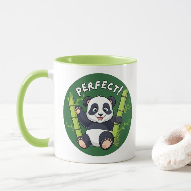 Perfekt!, Panda. Tasse (Mit Donut)