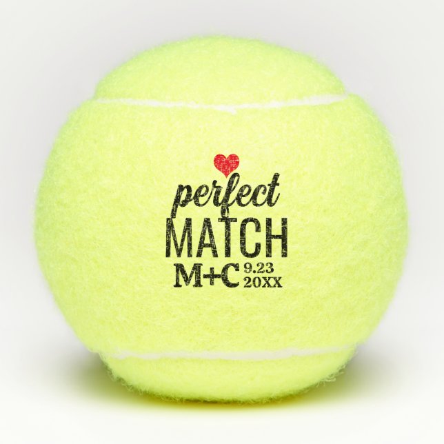 Perfekt passende Bachelorette Dusche Gastgeschenke Tennisbälle (Vorderseite)