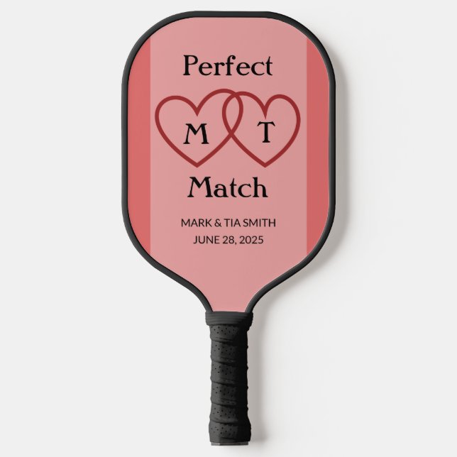 Perfekt passendes Monogramm-Pickleball-Paddel Pickleball Schläger (Vorderseite)