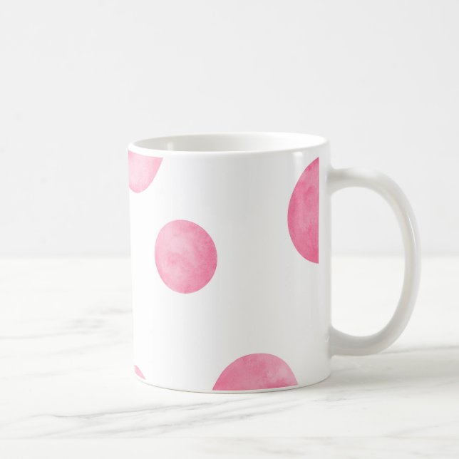 🔘 perfekt rund: Die zeitlose Dots-Tasse Kaffeetasse (Rechts)