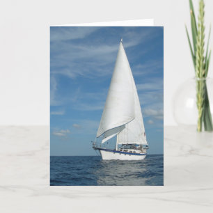 Perfekt Sail Greeting Card Karte