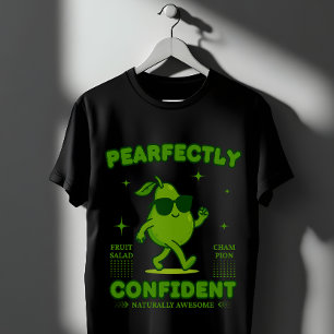 Perfekt Selbstsichere Lustige Birnen-Wortspiel Küh T-Shirt