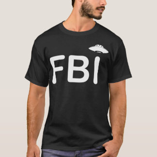 Perfekt stilvolle FBI Vs UFO-Druckkollektion T-Shirt
