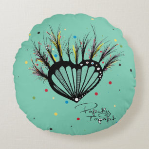 Perfekt unperfekt rundes kissen