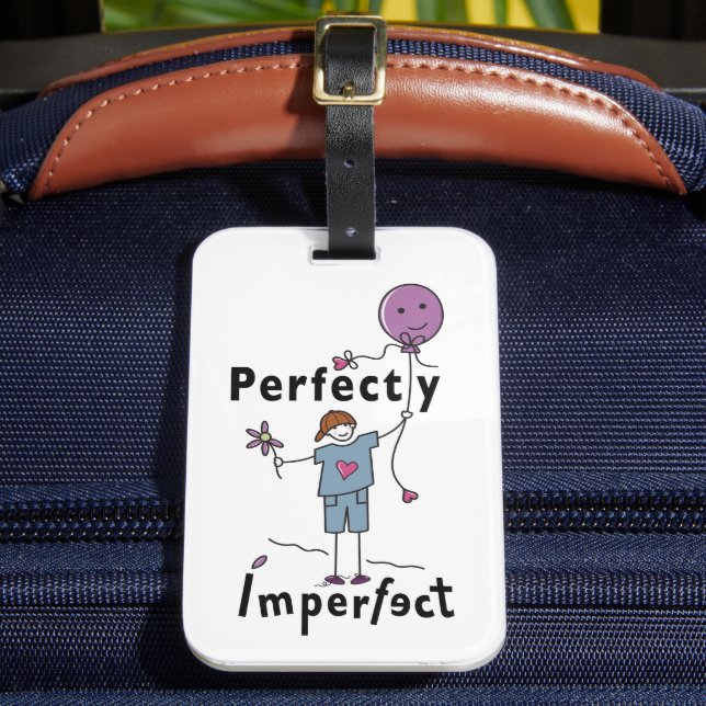 Perfekt Unperfekter 2A_Gepäckanhänger mit Kartenst Gepäckanhänger (Vorderseite Insitu 2)