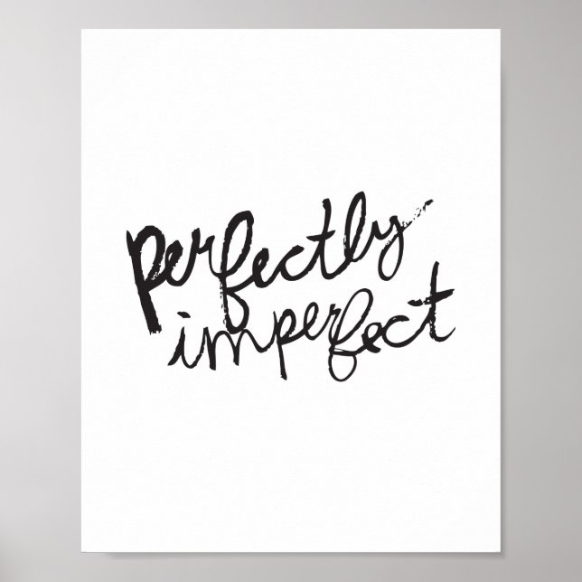 Perfekt unperfektes Poster (Vorne)