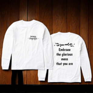 Perfekt Unvollkommen - Umarme das herrliche Chaos Tri-Blend Shirt