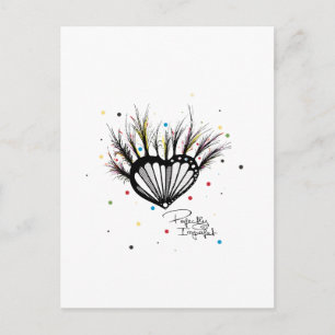 Perfekt Unvollkommene LIEBE Postkarte