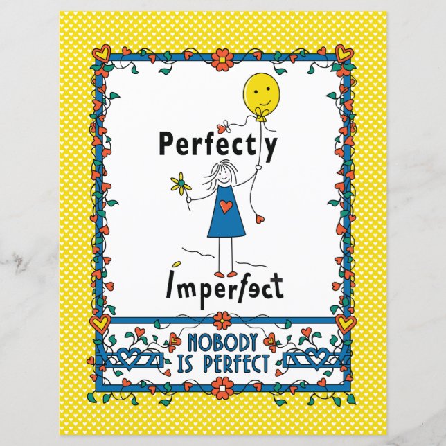 Perfekt Unvollkommenes 1B_Flat Paper Sheet 8.5x11" (Vorderseite)