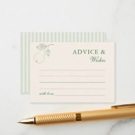 Perfekte Beratung und Wünsche für das Pear Brautpa Begleitkarte