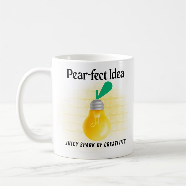 Perfekte Birnen-Idee Tasse (Links)