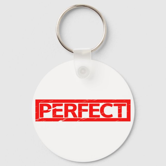 Perfekte Briefmarke Schlüsselanhänger (Vorderseite)
