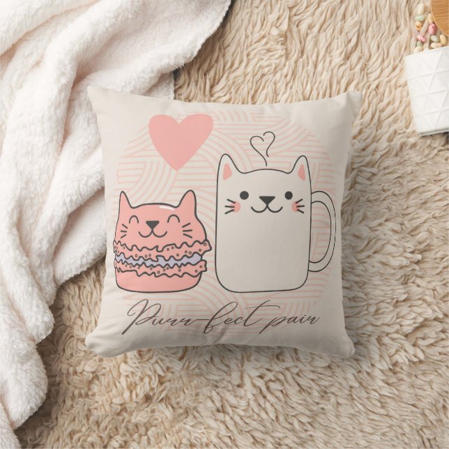 Perfekte Cat-Leckereien Kissen (Decke)
