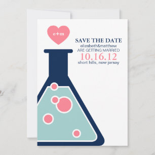 Perfekte Chemie Hochzeit Vormerkung Save The Date