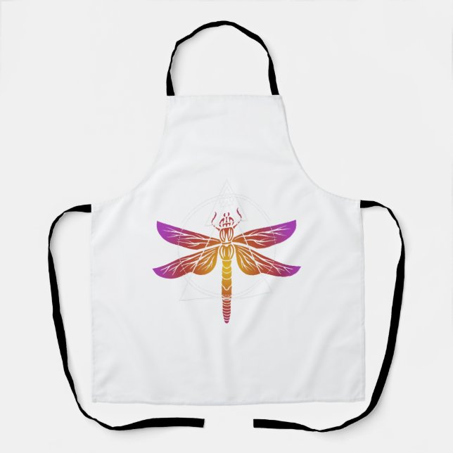 Perfekte coole Dragonfly-Farben Schürze (Vorderseite)