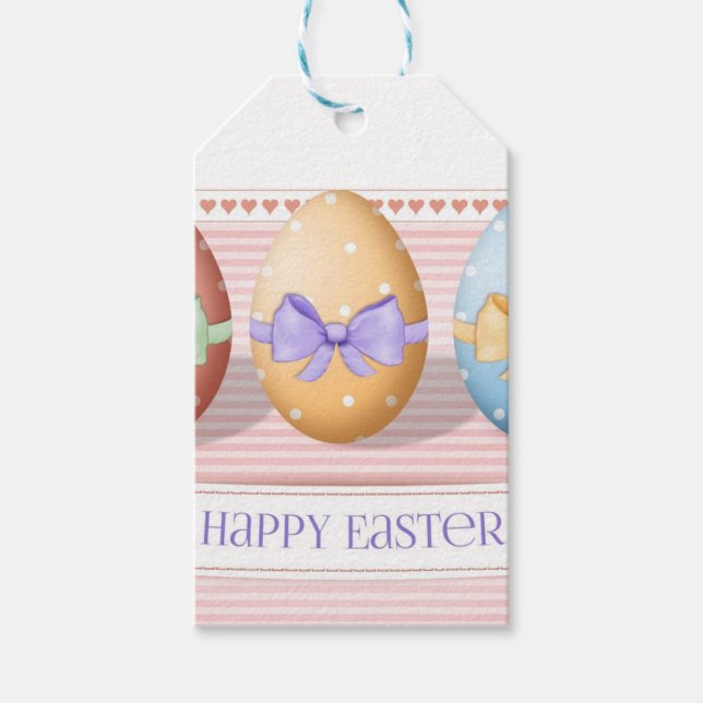 Perfekte, Coole Osterfeier, Eier Geschenkanhänger (Vorderseite)