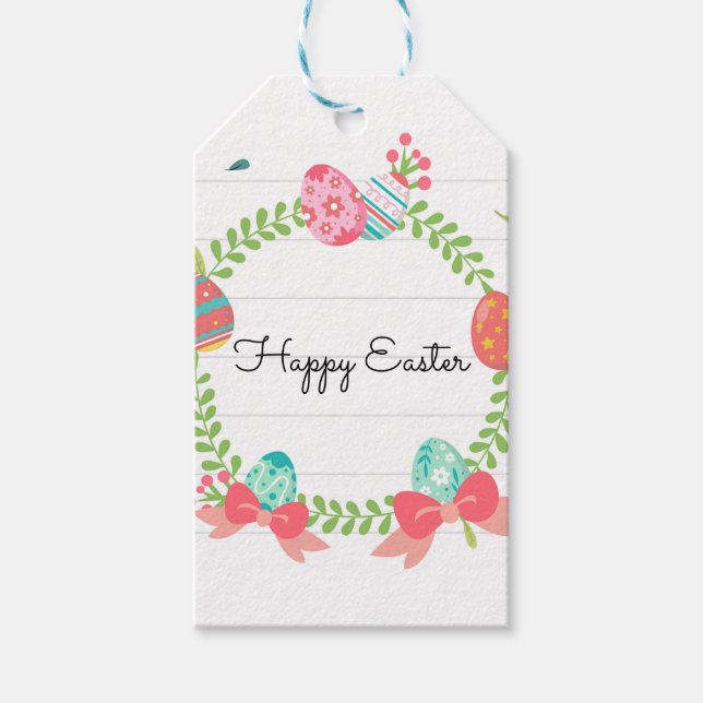 Perfekte, Coole Osterfeier, Eier Geschenkanhänger (Vorderseite)