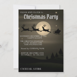 Perfekte, Coole Weihnachtseinladung Einladung