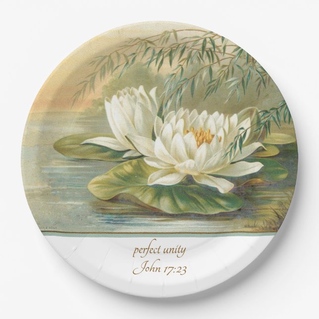 Perfekte Einheit Pappteller (Vorderseite)