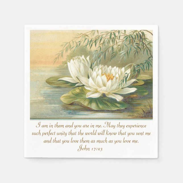 Perfekte Einheit Serviette (Vorderseite)