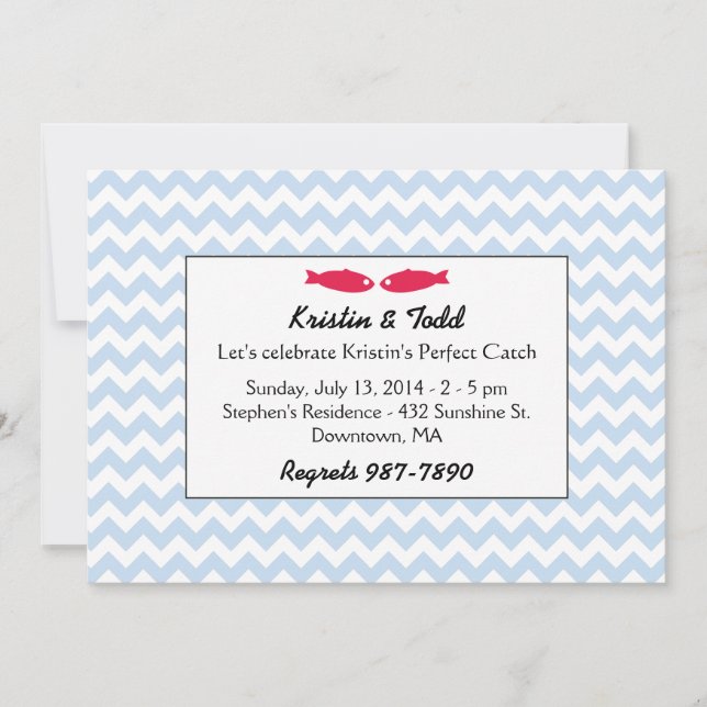 Perfekte Einladung zum Catch Brautparty (Vorderseite)